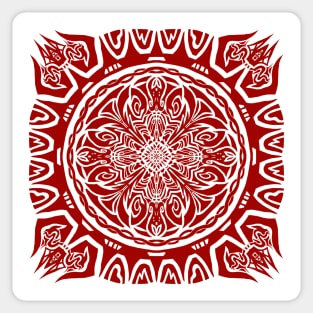 Mandala style patten Sticker